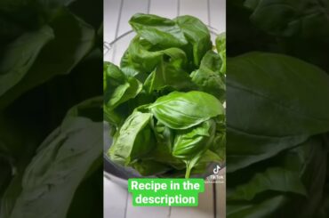 How to Make Homemade Pesto Pasta Recipe #shorts Fresh and Delicious!