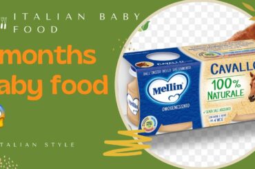 What infant are eating here in Italy | Italian baby food |
