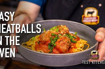 Classic Italian Meatballs in the Oven Recipe