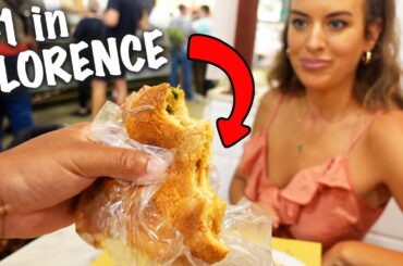 STREET FOOD in Italy | FLORENCE'S #1 PANINI at All’Antico Vinaio + STREET FOOD TOUR