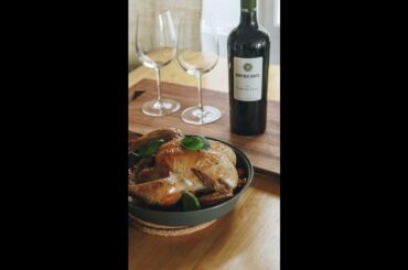 Succulent Roast Chicken Margherita & Homemade Gnocchi paired with Cabernet Franc. Watch full video.