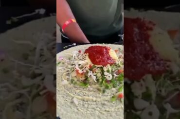 road side street food paneer cheese dosa Rs - 140#shorts #dosa #viralvideo#youtubeshorts