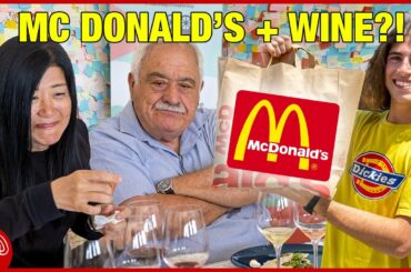 Italian Wine & McDonalds - Gen Z and drinking culture, Scienza vs. Burger Boy pairings w/SUBTITLES!