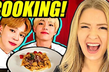 Americans React To BTS ITALIAN COOK OFF Run BTS 57 & 58