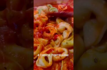 YUMMY TORTELLINI #shorts #tortellini #pastarecipe #cheese #italian #food