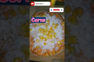 Pizza | Homemade | Corn n onion | Food Time || #trending | #youtube | #shorts ||