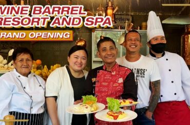 WINE BARREL RESORT & SPA GRAND OPENING | OMELETTE 3 WAYS ft. @Sarge Steps & Styles | CHEF BOY LOGRO