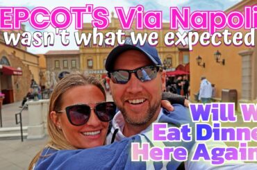 WALT DISNEY WORLD VLOG: Disney Dining Review Dinner @ Via Napoli EPCOT World Showcase Italy Pavilion