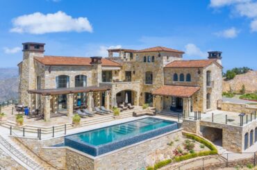 Just Listed $49,500,000! The Legendary Malibu Rocky Oaks - An opulent Italian Villa on mountain top