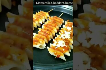 Cheesy Pasta Stick l Quick Evening Snacks Recipe #shorts #viral #trending #youtubeshorts