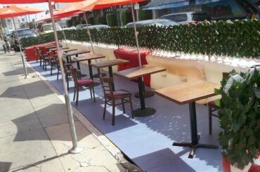 Miceli's Italian Restaurant Hollywood Outdoor Dining Los Angeles California July 31, 2022