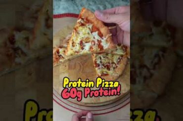 Protein Pizza with 60g of Protein! Full recipe at cheatdaydesign.com/protein-pizza
