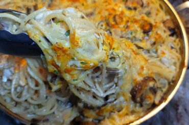 Try this chicken and pasta for dinner | Chicken Tetrazzini #cooking