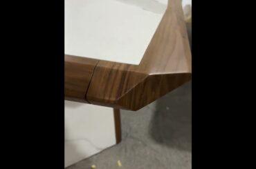 Italian furniture brand giorgetti walnut dining table