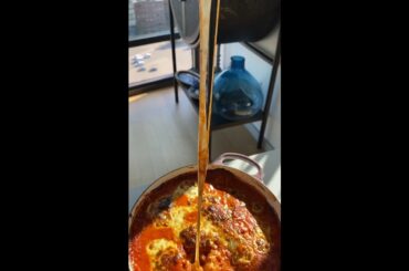 Baked Ricotta Gnudi with Vodka Sauce