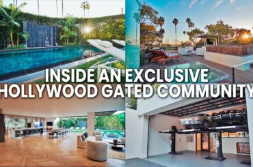 INSIDE ONE OF HOLLYWOOD'S ONLY GATED COMMUNITIES!