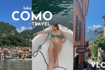 LAKE COMO, ITALY VLOG - slow days, good food, exploring beautiful Italy