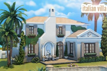 italian villa \ The Sims 4 speed build