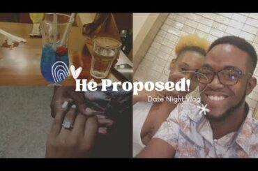 HE PROPOSED!|Date Night @Chez Maria