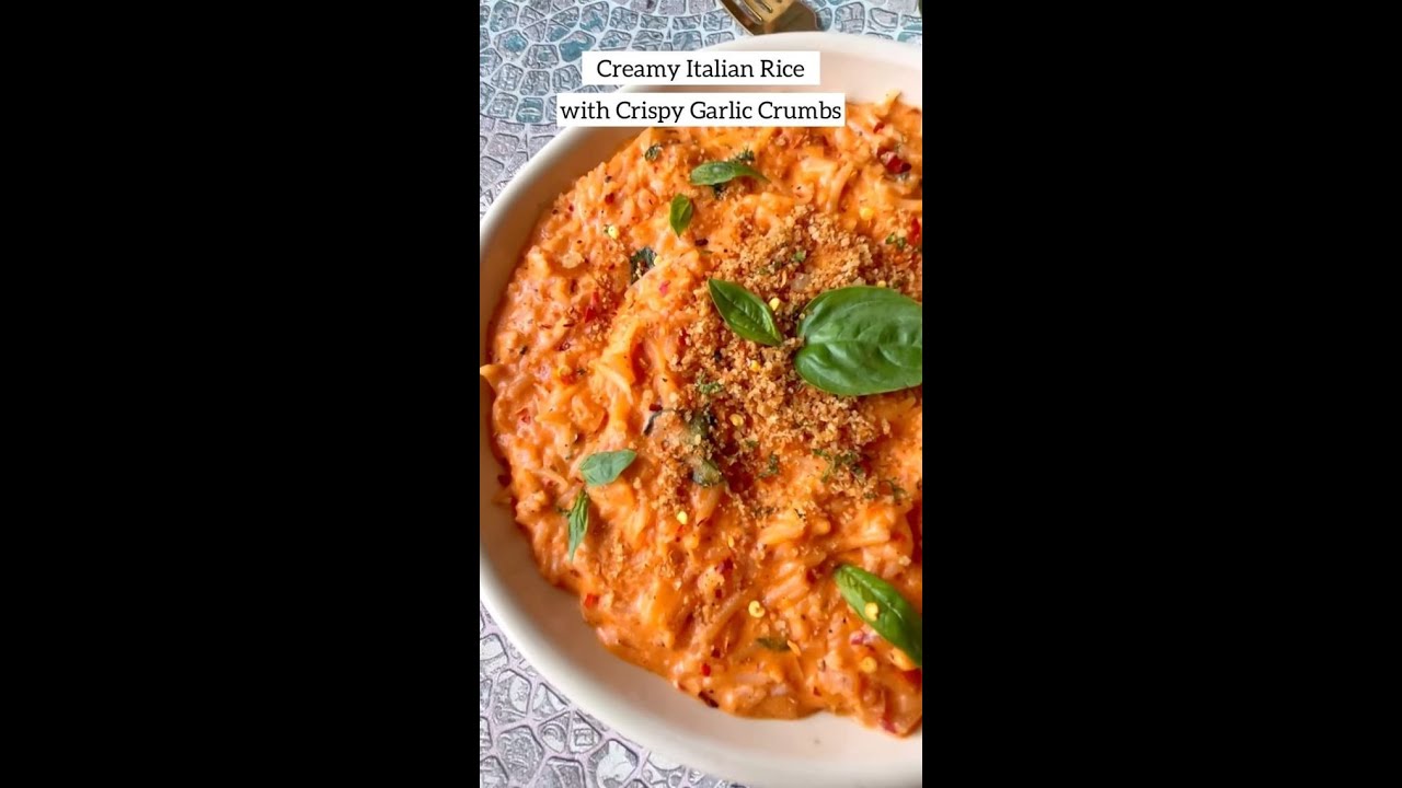 #StahlRecipes – Creamy Italian Rice with Crispy Garlic Crumbs in Stahl Artisan Cookware | #Shorts #StahlRecipes - Creamy Italian Rice with Crispy Garlic Crumbs in Stahl Artisan Cookware | #Shorts