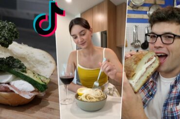 I Tested Insanely Viral Tiktoks- Emily Moriko's Lemon Pasta, Italian Sandwiches, Table Side Caesar