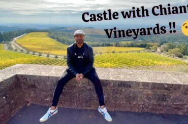 VISITING AN ITALIAN CASTLE WITH A VINEYARD!