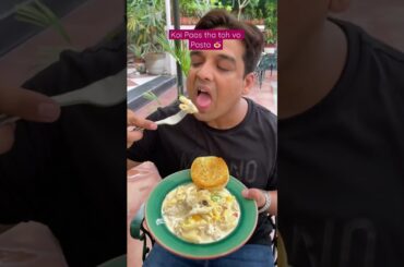 Koi Paas Tha, Toh Vo Pasta | Safed Sauce Pasta Ka Luft Uthaty Huvy | Pasta Sabko Pasand Hai