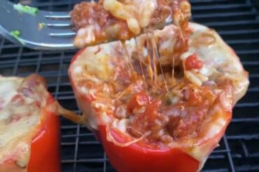 Smoked Stuffed Peppers #shorts