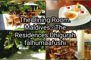 The Dining Room. Maldives - The Residences Dhigurah falhumaafushi Li Bai Long Island Restaurant