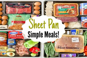 5 Easy & IMPRESSIVE Sheet Pan Meals | Deliciously Simple Dinner Recipes | Julia Pacheco