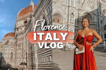 4 days in FLORENCE, Italy! (Tuscany Travel Vlog) | european summer 2022