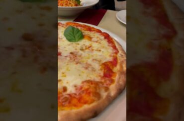 Pizza Margherita, Spaghetti, Fries Italian Food in Rome #food #italy #italiano #pizza #rome #shorts