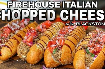 CJ's Firehouse Italian Chopped Cheese | Blackstone Griddle