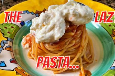 No Cook Tomato Pasta Sauce AKA The Lazy Dad Pasta