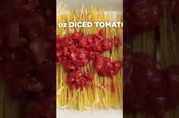 one pot spaghetti pasta #onepotmeal #shorts #pasta #spaghetti #italianfood #foodie #marinara #asmr