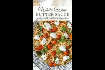 Simple White Wine Butter Sauce for Pasta