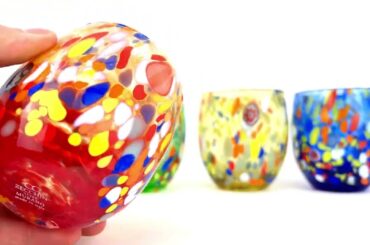 My Italian Decor  - Murano Glass Guiliana Short Drinking Glasses - Made in Italy