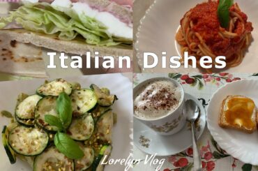 [Vlog] Italian Dishes / Pasta / italian food / lorelynvlog
