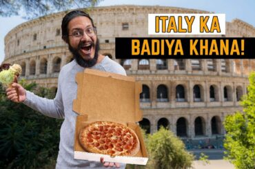 Indian Trying ITALIAN FOOD IN ROME - HINDI VLOG