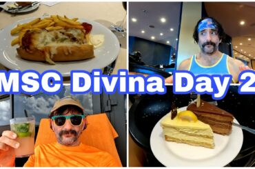 MSC Divina Day 2 | Black Crab Lunch | Pool Day