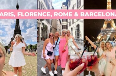 EUROPE TRAVEL VLOG | France, Italy & Spain: the actual trip of a lifetime
