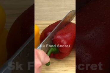 Delicious Paprika Recipe #Short Video | stuffed pepper recipe | #Shorts #Viral Video