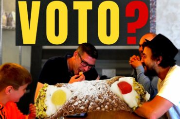 FOREIGNERS try ITALIAN Food: SICILIAN CANNOLI (sub ita/eng)