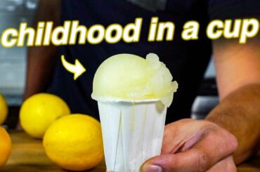 This Easy 3 Ingredient Lemon Italian Ice Is Childhood In a Paper Cup
