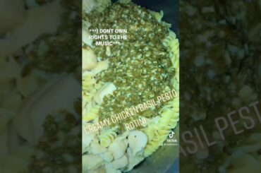#creamypesto #chicken #rotini #pasta #food #shake #tiktok