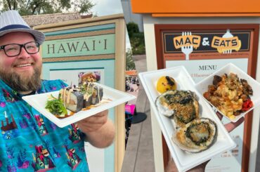 EPCOT Food & Wine Festival 2022 | NEW Food Update | Spam Musubi & Mac & Eats | Walt Disney World