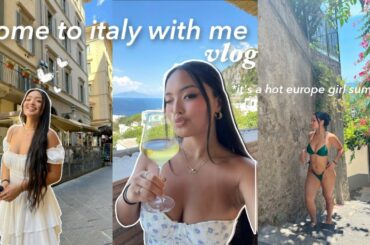 italy travel vlog: travel with me to rome, amalfi coast, capri, and florence!