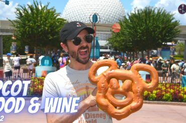 Disney World Trip Vlog Day 3 - EPCOT Food & Wine Festival - Eating As Much As I Can Before I Leave!