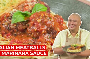 Italian Meatballs in Marinara Sauce
