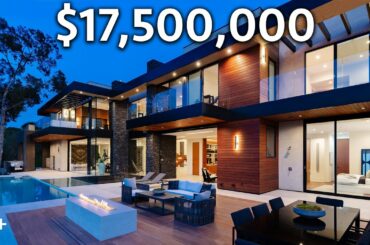 Inside $17.5 Million BEVERLY HILLS Modern Home with Amazing City Views